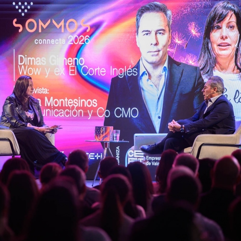 Clara Montesinos entrevista a Dimas Gimeno en Sommos Connecta 2026
